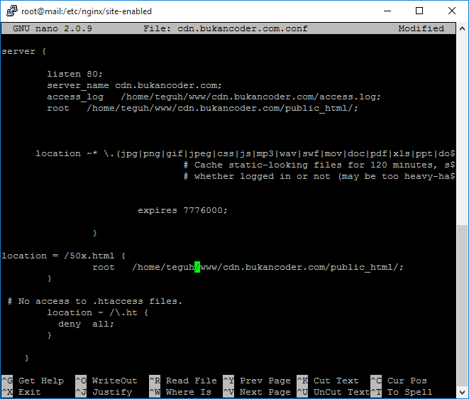 Membangun dan Konfigurasi CDN Server Menggunakan Nginx